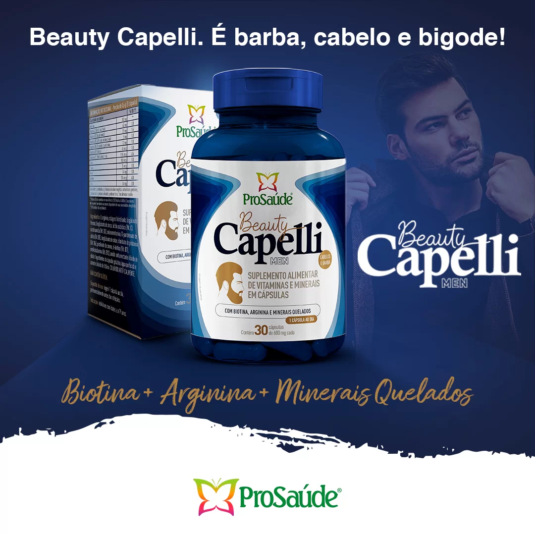 Beauty Capelli Man - Biotina + Arginina + Minerais quelados image hover