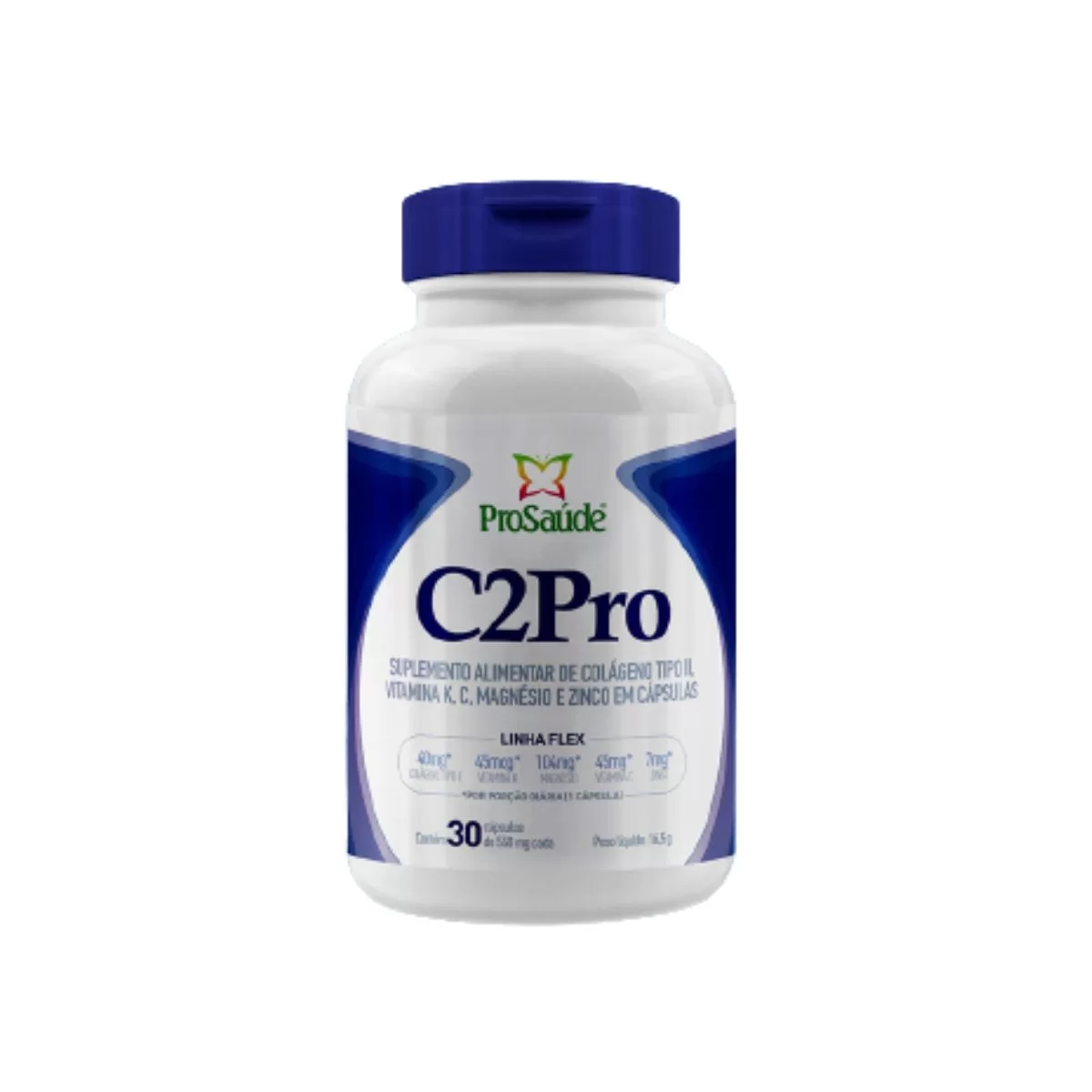 C2 Pro - Colágeno tipo 2 + Magnésio + Vitamina K