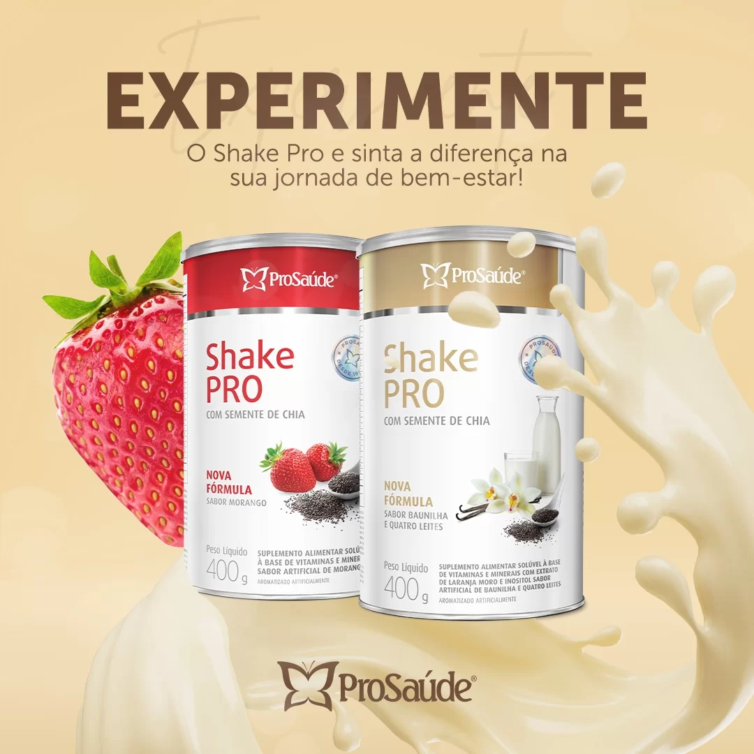 SHAKE PRO SABOR BAUNILHA E QUATRO LEITES image hover