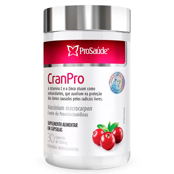 Cranpro (Cranberry) 500 Mg 30 Cps - Prosaude 