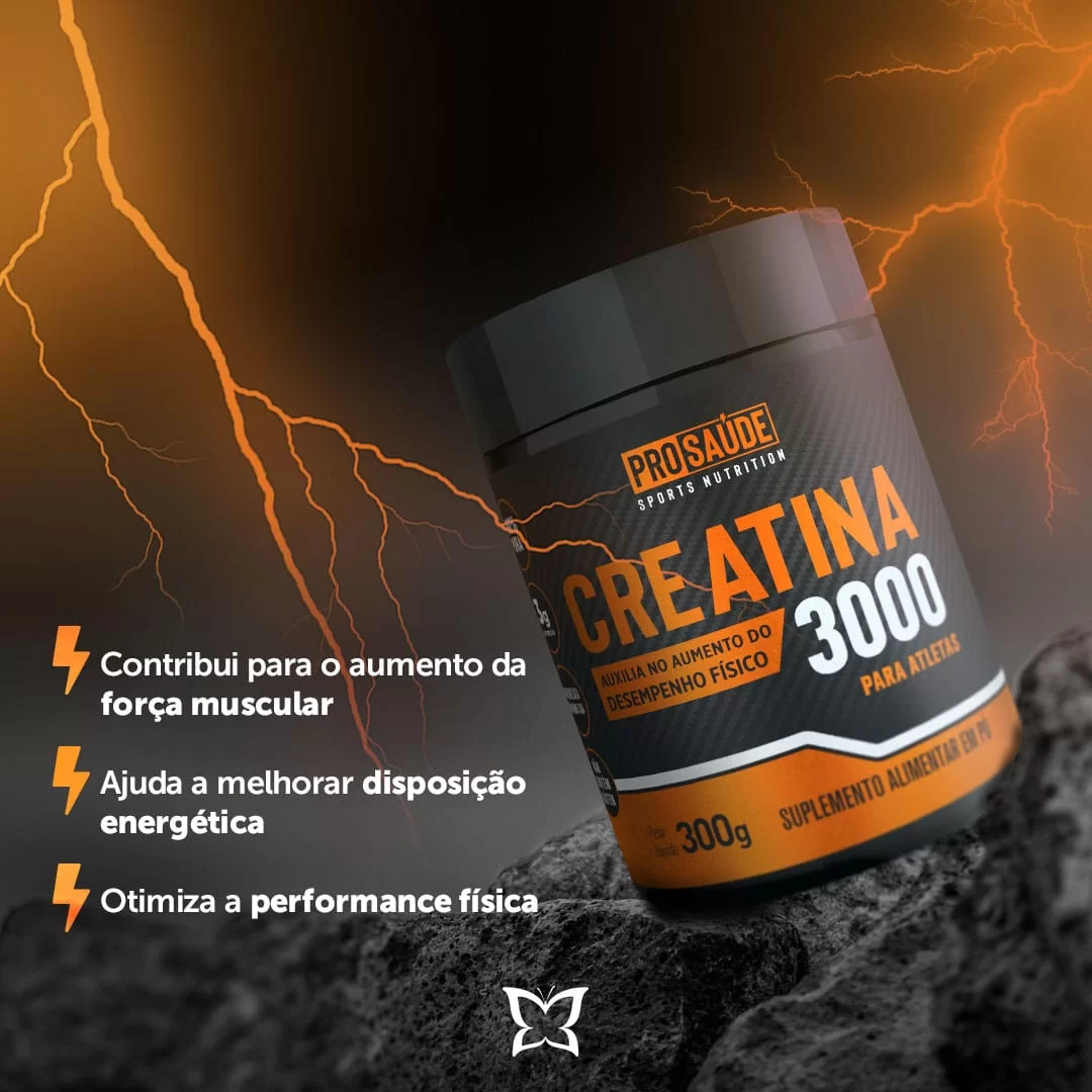 Creatina 3000 - 300gr Prosaude image 2