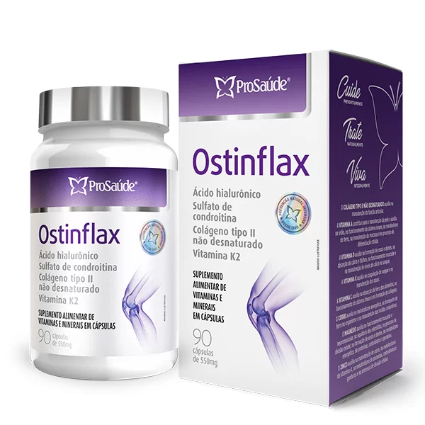 Ostinflax (Condroitina) 550Mg 90 Cps - Prosaude