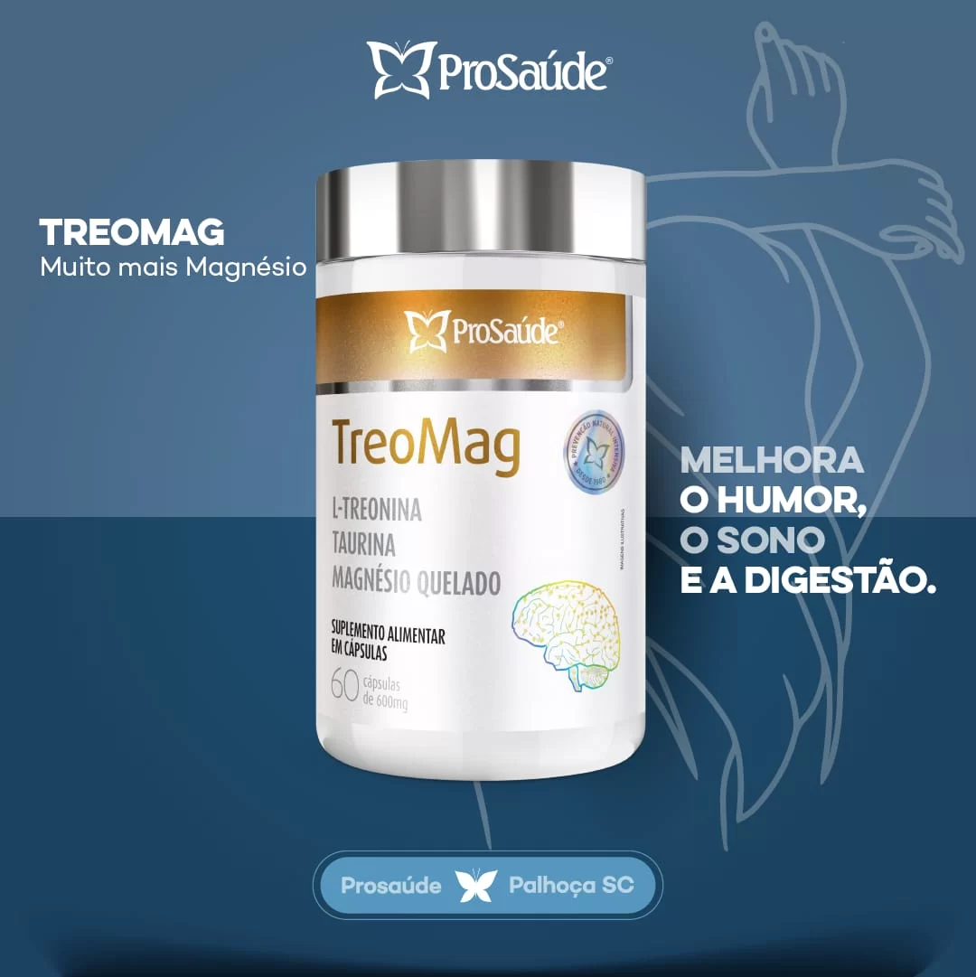 Treomag (Treonina+taurina+magn) 60 Caps - Prosaude image hover