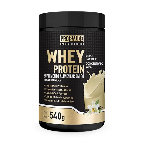 Whey Protein Zero Lactose Baunilha 540G-prosaude