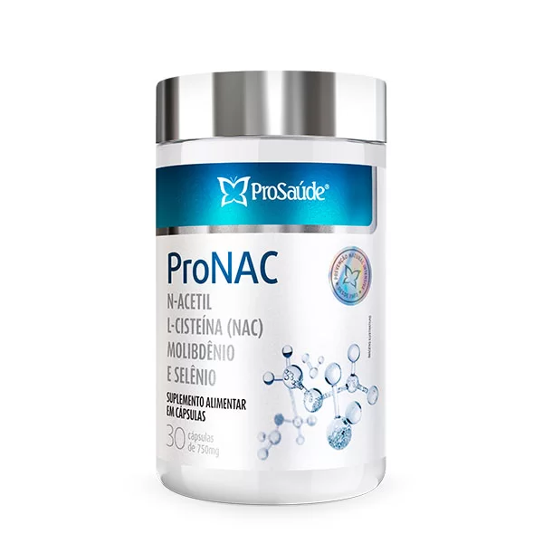 Pronac (N-acetil L-cisteína) 30 Caps - Prosaude